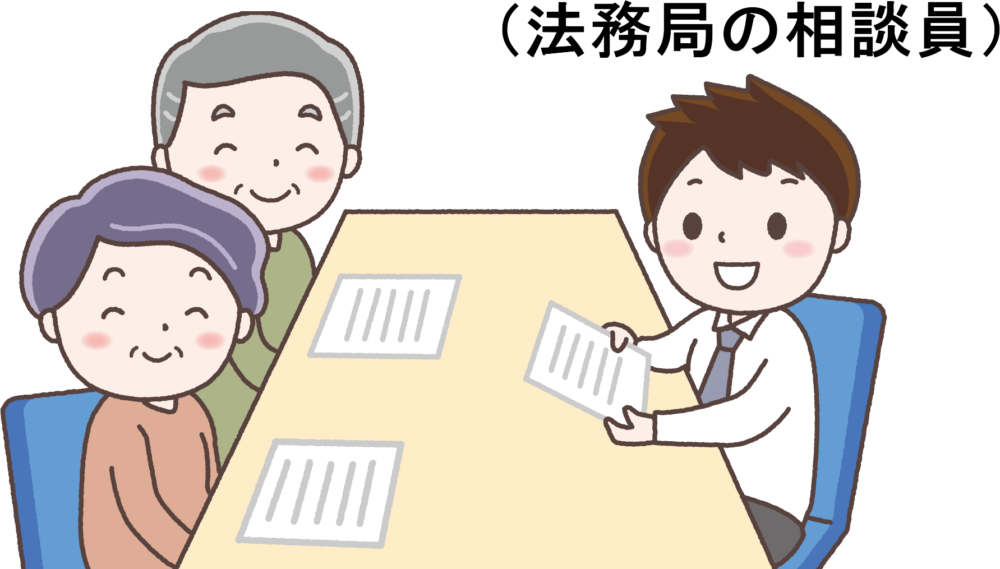 法務局の相談窓口のイメージ